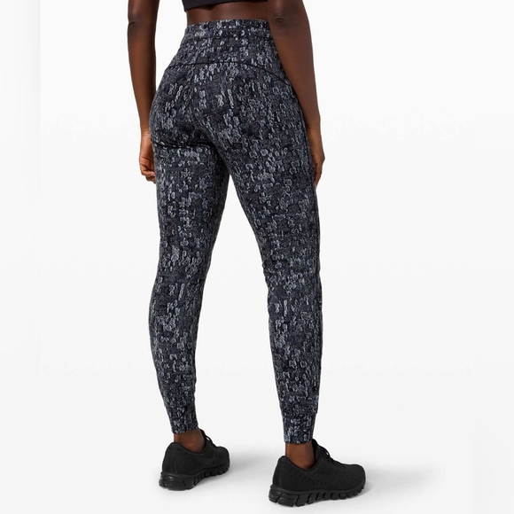 lululemon athletica Pants - Lululemon Ready to Rulu Jogger 29" Eventide Jacquard Spray Dye Black Size 8